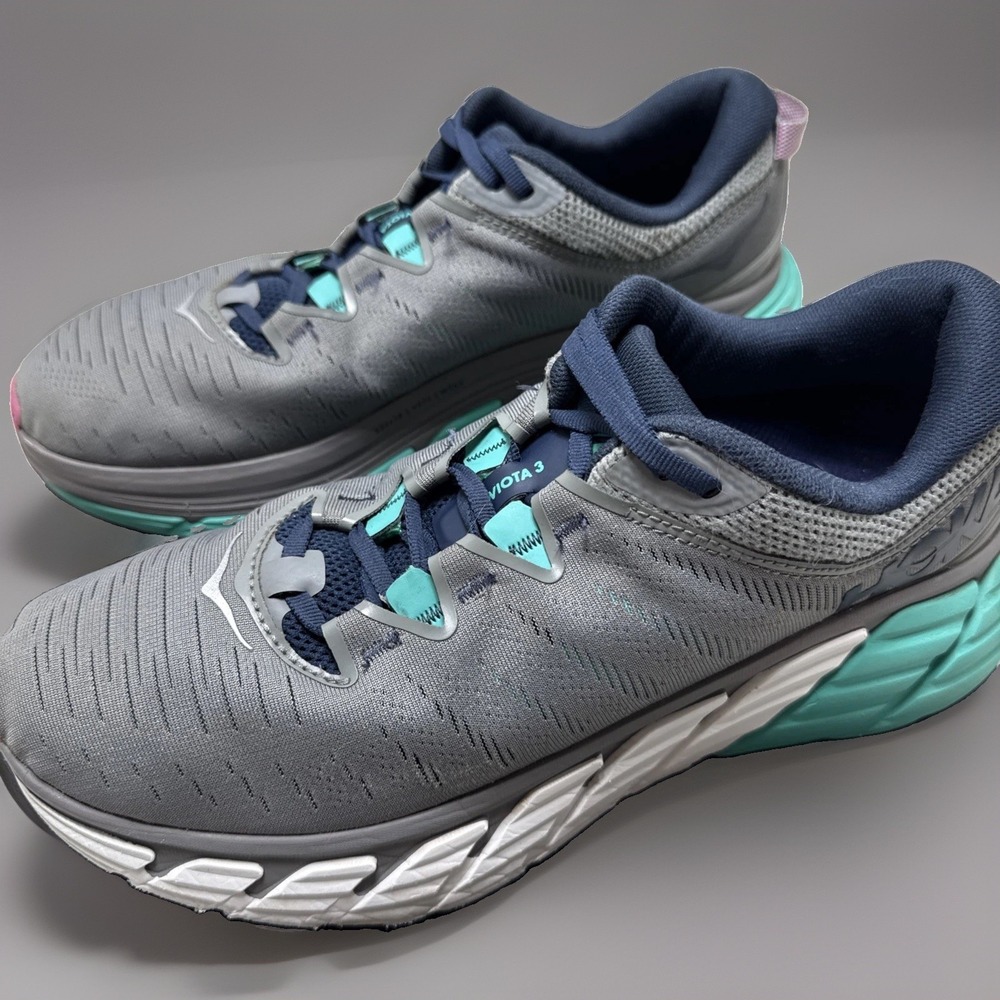 Hoka One One Gaviota 3 Sharkskin Outer Space Womens Running Shoes 11 1113521-SOS - Picture 8 of 9
